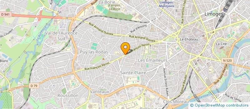 localisation de l'entreprise EUTHENIA  LIMOGES