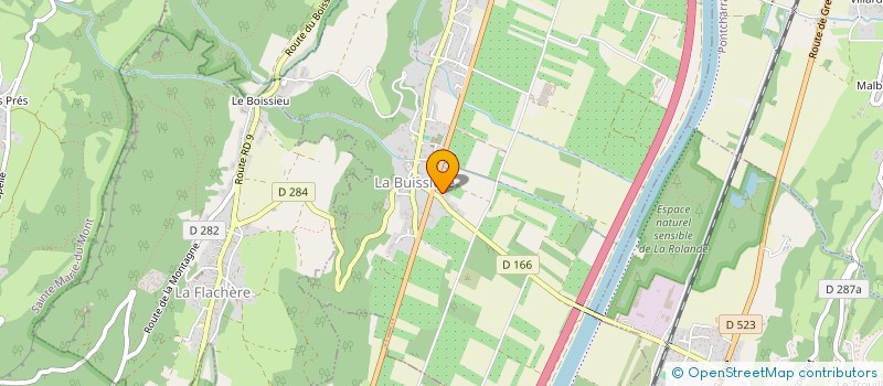 localisation de l'entreprise EUTHENIE  LA BUISSIERE