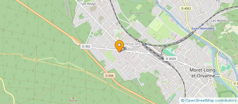 localisation de l'entreprise EUTHEO  MORET-LOING-ET-ORVANNE