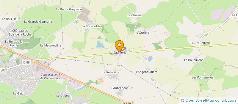 localisation de l'entreprise EUTOPIA  GETIGNE