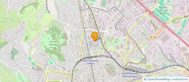 localisation de l'entreprise EUTOPIA HOLDING  SAINT-ETIENNE