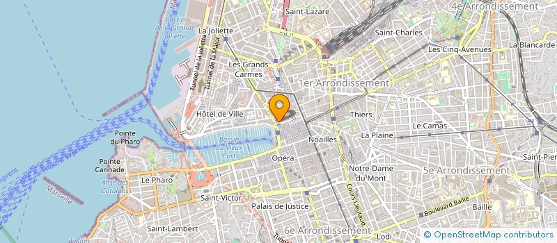 localisation de l'entreprise EUTUNET EUROTELEMATIQUE ULTRAL NETTOYAGE à MARSEILLE 1ER