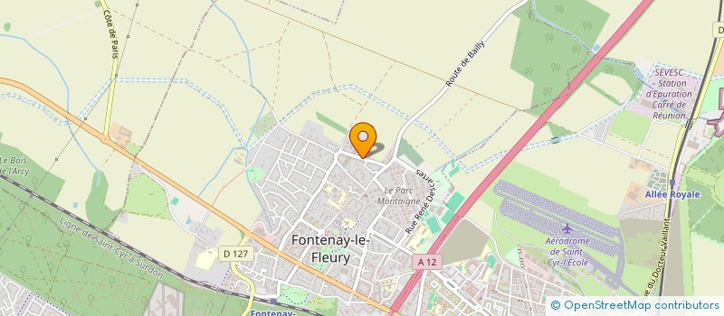 localisation de l'entreprise EUVE PREFA à FONTENAY-LE-FLEURY