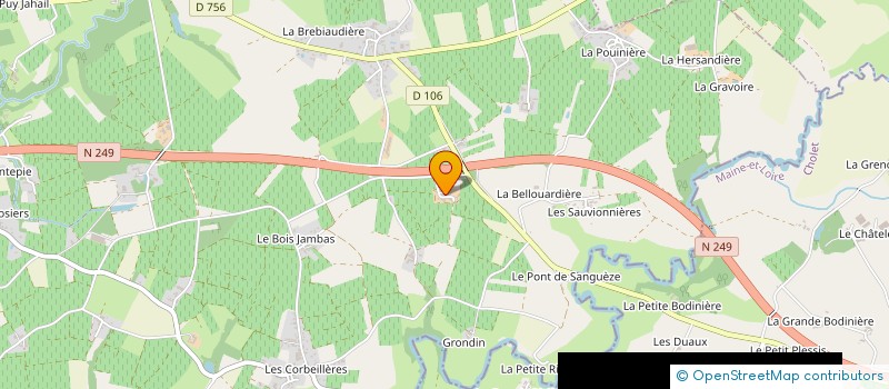 localisation de l'entreprise EUX 4 à VALLET