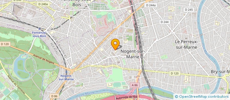 localisation de l'entreprise EUX-PLUS à NOGENT-SUR-MARNE