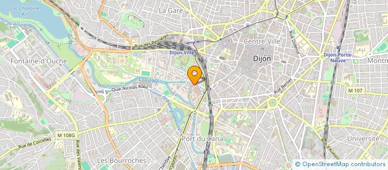 localisation de l'entreprise EUZEN MATHIAS ET TANTOT CATHERINE à DIJON