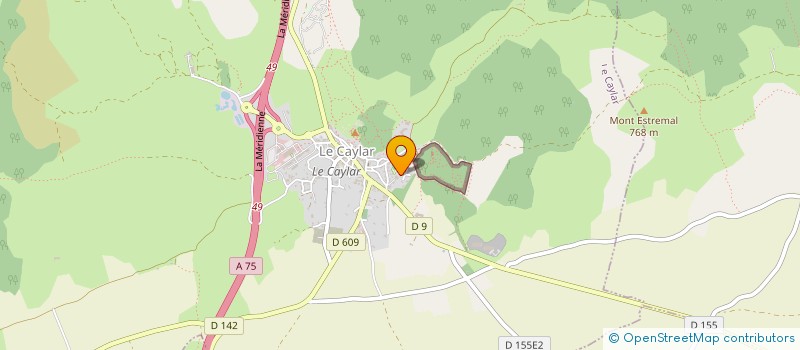 localisation de l'entreprise EUZET GALTIER SARL  CAMPESTRE-ET-LUC