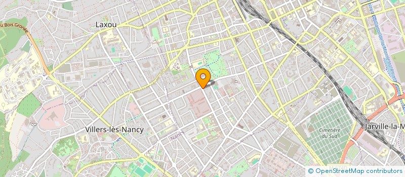 localisation de l'entreprise EV  NANCY