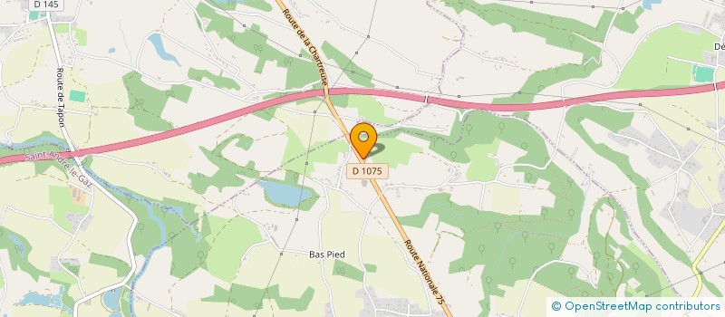 localisation de l'entreprise EV.A  LES ABRETS-EN-DAUPHINE