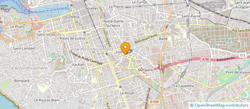 localisation de l'entreprise EV'AZUR  MARSEILLE