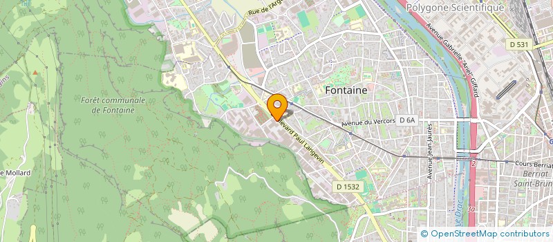 localisation de l'entreprise EV BYMYCAR ALPES  FONTAINE