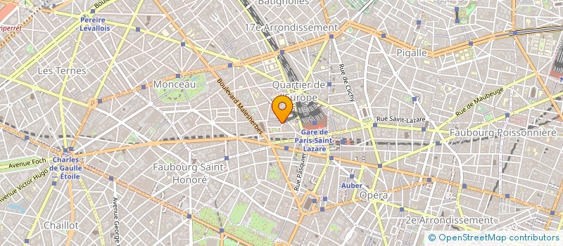 localisation de l'entreprise EV CARS SAS à PARIS
