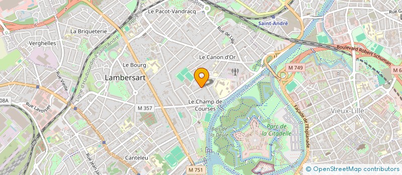 localisation de l'entreprise EV CONSULT à LAMBERSART