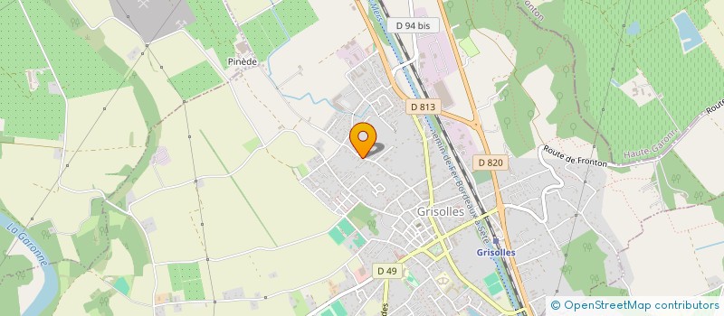 localisation de l'entreprise EV CONSULTING à GRISOLLES