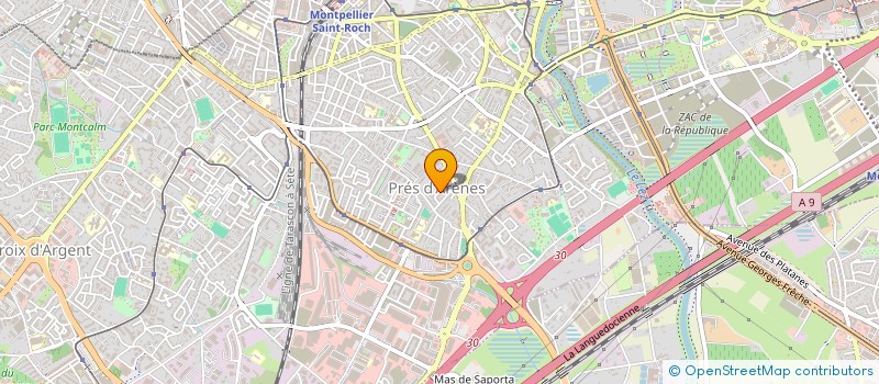 localisation de l'entreprise EV DANHUBE à MONTPELLIER