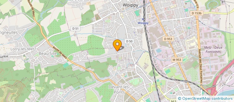 localisation de l'entreprise EV DESIGN'S à SAULNY
