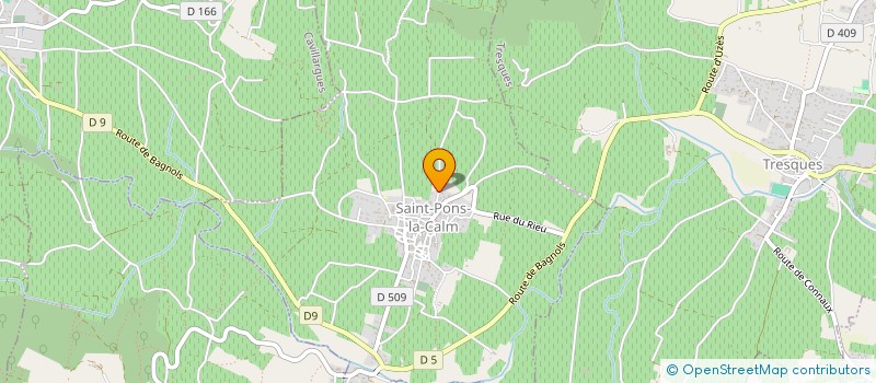 localisation de l'entreprise EV FACADE  SAINT-PONS-LA-CALM