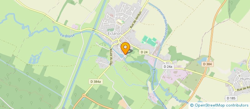 localisation de l'entreprise EV FERMETURES à ECLARON-BRAUCOURT-SAINTE-LIVIERE