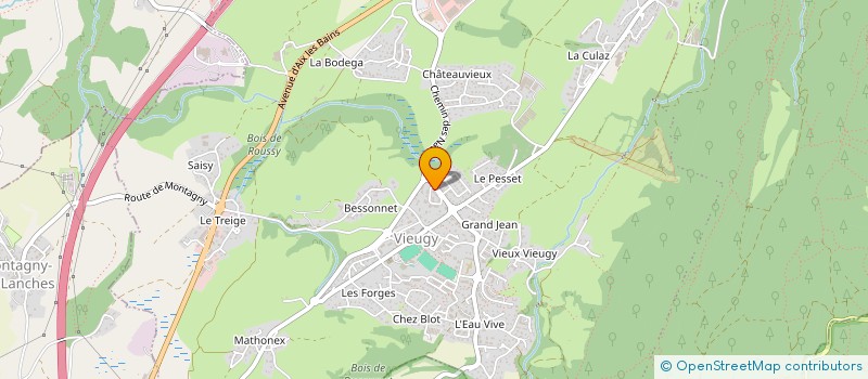 localisation de l'entreprise EV FINANCE à ANNECY