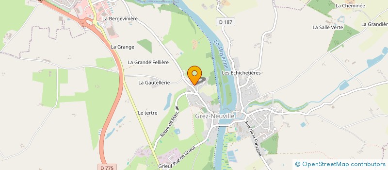 localisation de l'entreprise EV.HERITAGE  LONGUENEE-EN-ANJOU