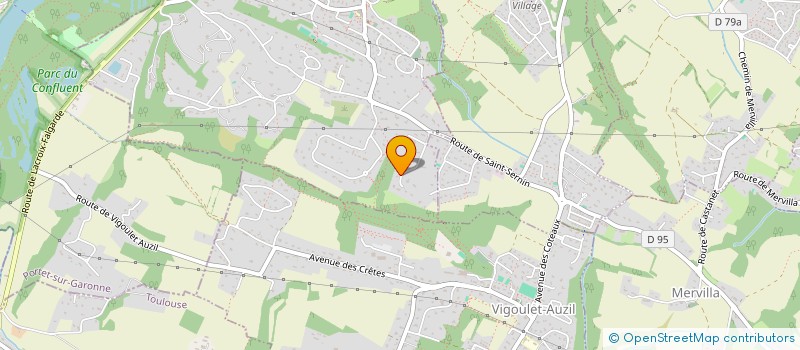 localisation de l'entreprise EV' INVEST  VIEILLE-TOULOUSE