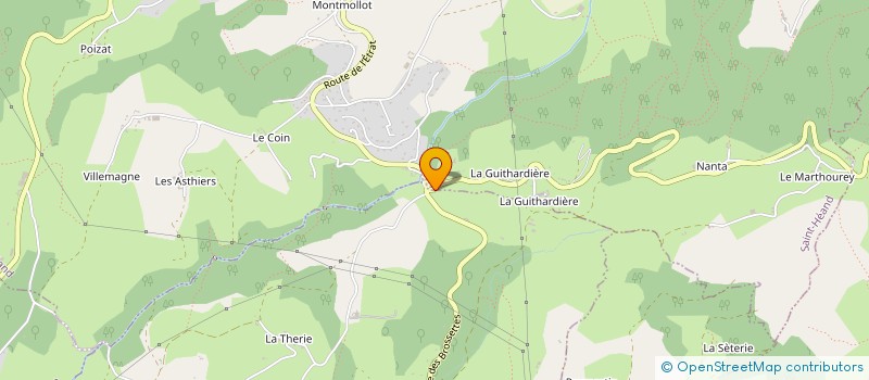 localisation de l'entreprise EV INVESTISSEMENTS  SAINT-HEAND