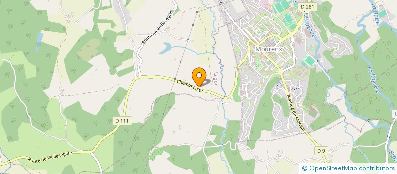 localisation de l'entreprise EV MANAGEMENT  SAUVELADE