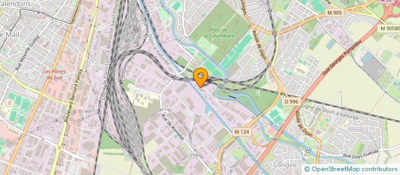 localisation de l'entreprise EV MOTOCULTURE  LONGVIC