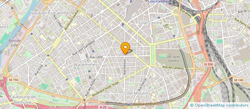 localisation de l'entreprise EV NOTAIRE à LILLE