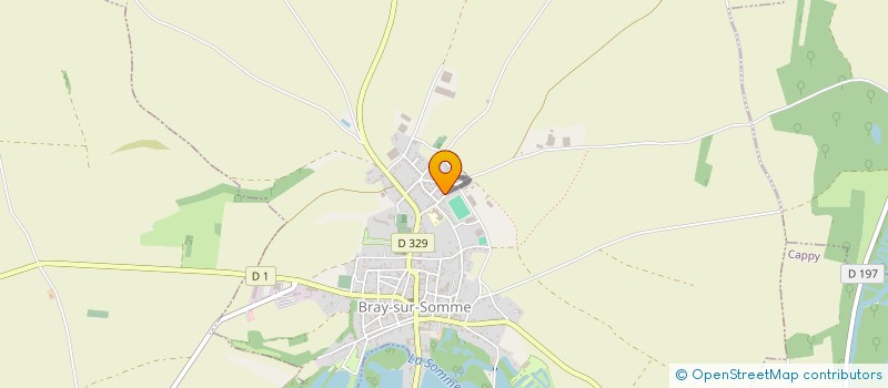 localisation de l'entreprise EV'ONET  BRAY-SUR-SOMME