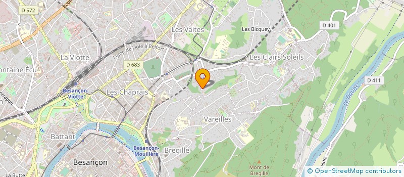 localisation de l'entreprise EV' ORGANISATION à BESANCON