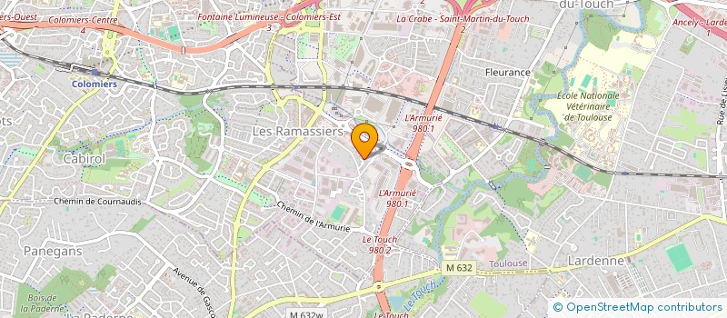 localisation de l'entreprise EV PATRIMOINE  COLOMIERS