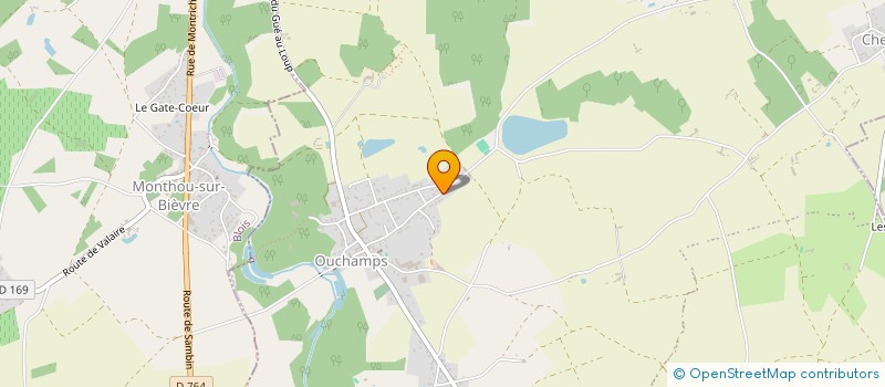 localisation de l'entreprise EV-STORE  LE CONTROIS-EN-SOLOGNE