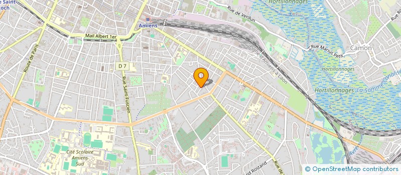 localisation de l'entreprise EV-TRANSPORT80  AMIENS