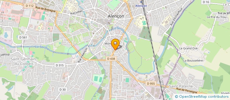 localisation de l'entreprise EV23 à ALENCON