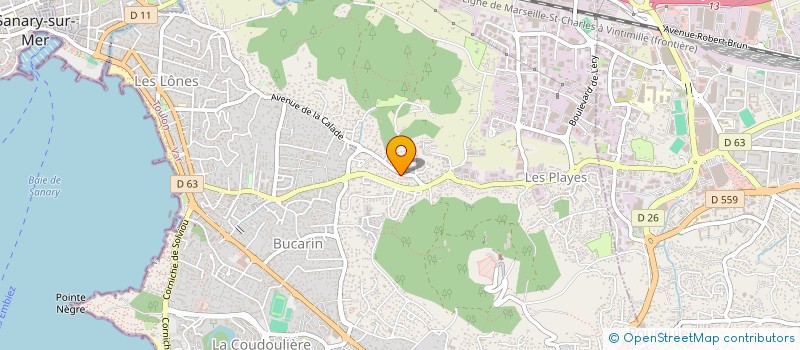 localisation de l'entreprise EV2A à SIX-FOURS-LES-PLAGES