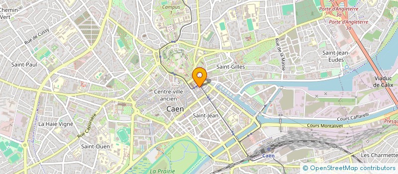 localisation de l'entreprise EV2F  CAEN
