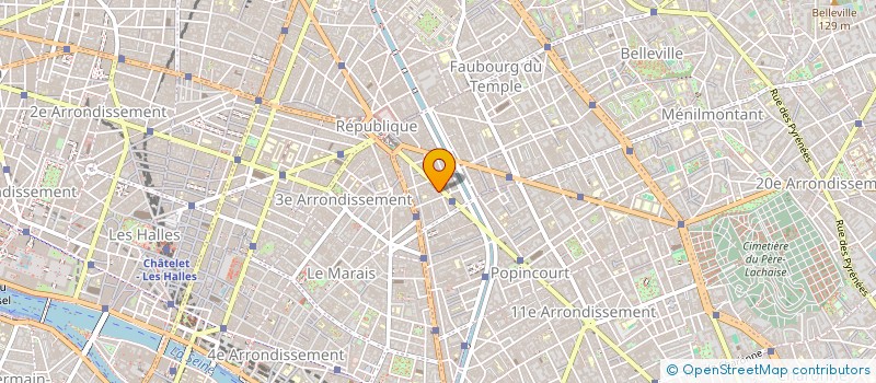 localisation de l'entreprise EV500  PARIS