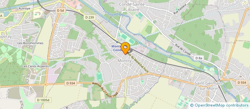 localisation de l'entreprise EV6 IMMO  MONTRY