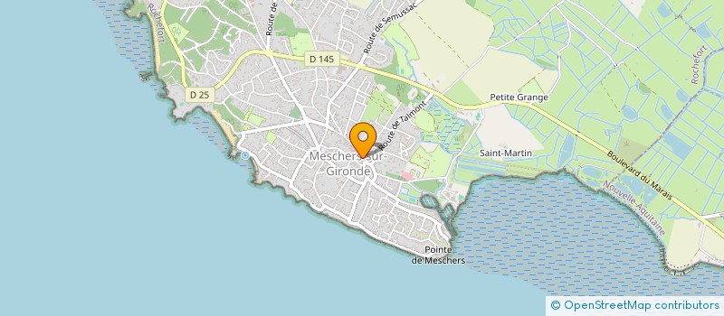 localisation de l'entreprise EVA à MESCHERS-SUR-GIRONDE