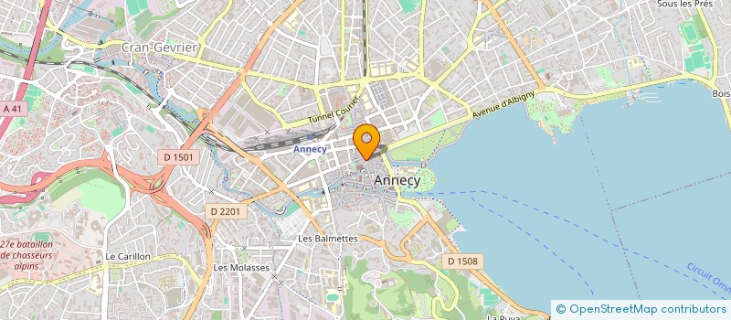 localisation de l'entreprise EVA à ANNECY