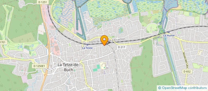 localisation de l'entreprise EVA  LA TESTE-DE-BUCH