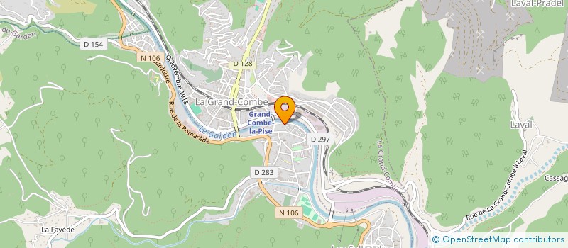 localisation de l'entreprise EVA à LES SALLES-DU-GARDON
