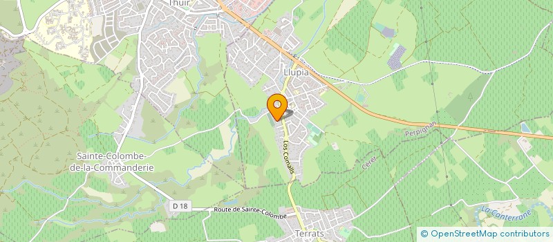 localisation de l'entreprise EVA  LLUPIA