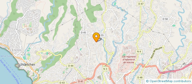 localisation de l'entreprise EVA  FORT-DE-FRANCE