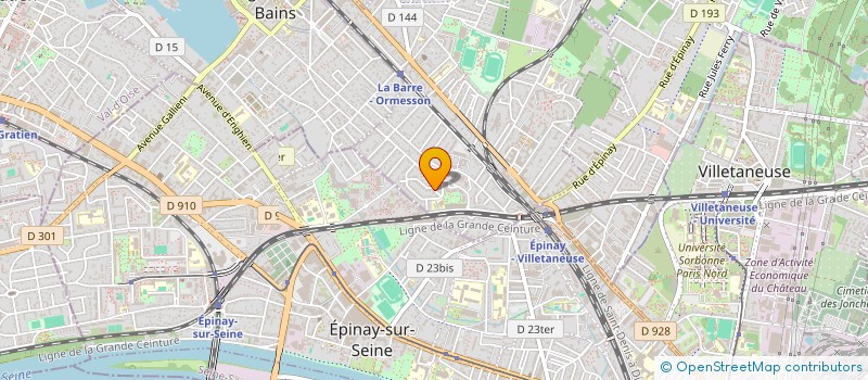 localisation de l'entreprise EVA  DEUIL-LA-BARRE