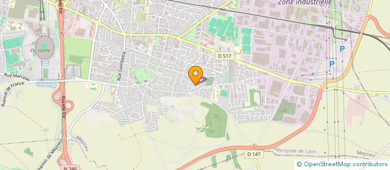 localisation de l'entreprise EVA  MEYZIEU