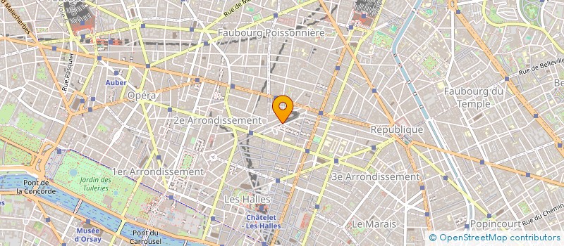 localisation de l'entreprise EVA à PARIS