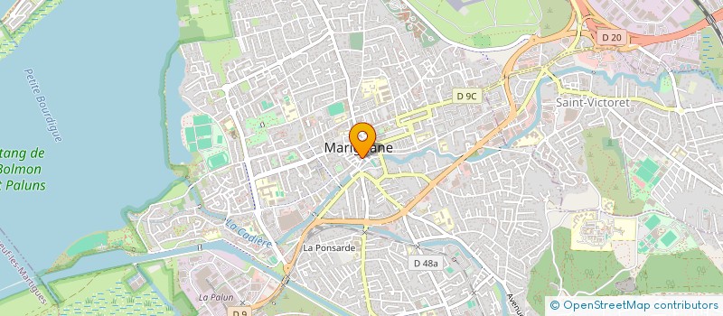 localisation de l'entreprise EVA à MARIGNANE