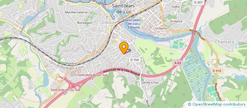 localisation de l'entreprise EVA  CIBOURE